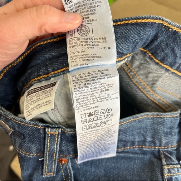 Levi's Jeans Men's 29x32 511 Slim Fit Stretch Throttle Blue NWT - Picture 8 of 9